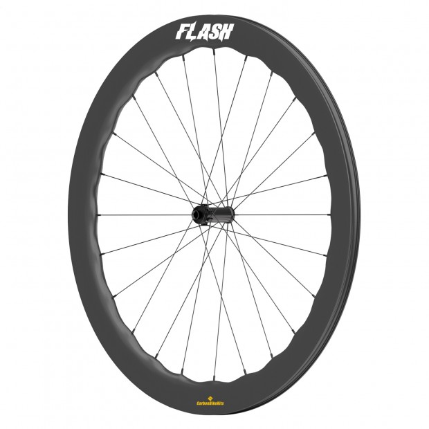 Llantas de carretera de carbono, forma de onda, 700C 68x31mm, sin cámara con gancho/sin gancho/tubular